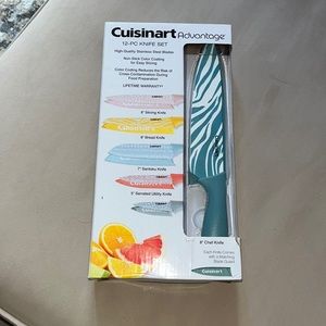 Cuisinart 12-Pc. Animal Print Cutlery Set with Blade Guards